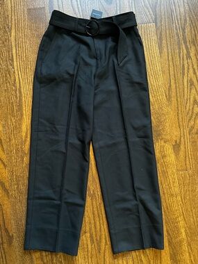 Club Monaco Black Belted Dress Pants